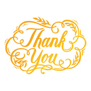 Couture Creations Hotfoil Stamp "Thankyou"
